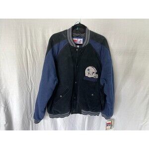 Dallas Cowboys NFL Suede Blue Letterman Jacket XL NWT